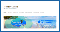 Desktop Screenshot of planessanandres.com