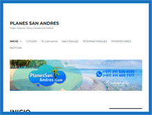 Tablet Screenshot of planessanandres.com